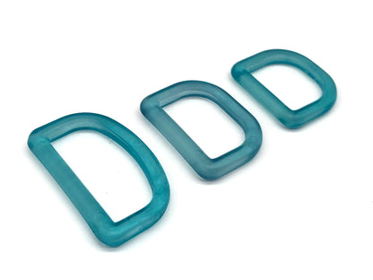 D-Ring 30 mm Blau Kunststoff