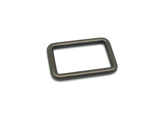 Vierkantring Metall 25 mm Altgold