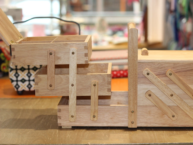 Prym Nähkasten Holz hell L