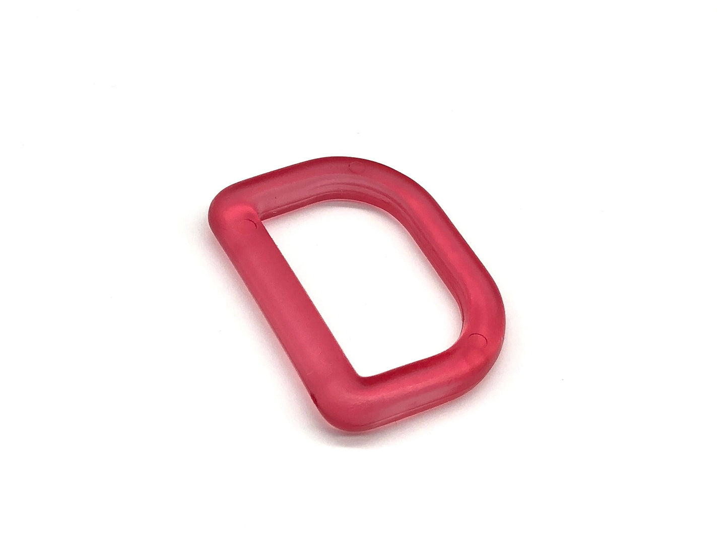 D-Ring 30 mm Candy Rot Kunststoff