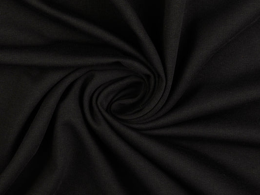 Sommersweat French Terry Schwarz