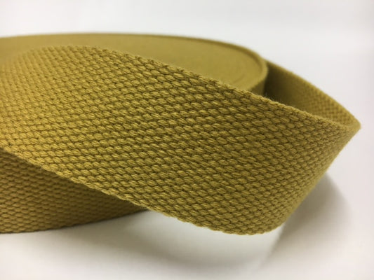 Gurtband Senf Extrastark 38 mm