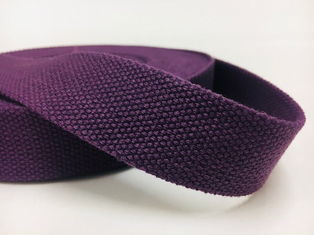 Gurtband Aubergine Extrastark 25 mm
