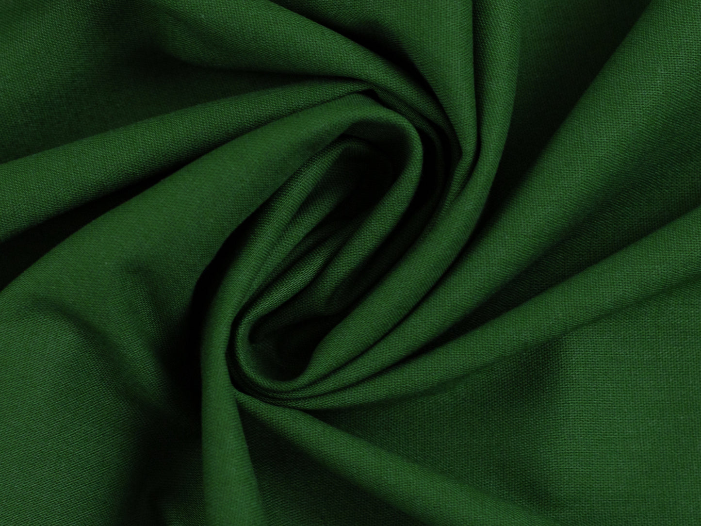 Baumwollstoff Heide Uni Dunkelgrün
