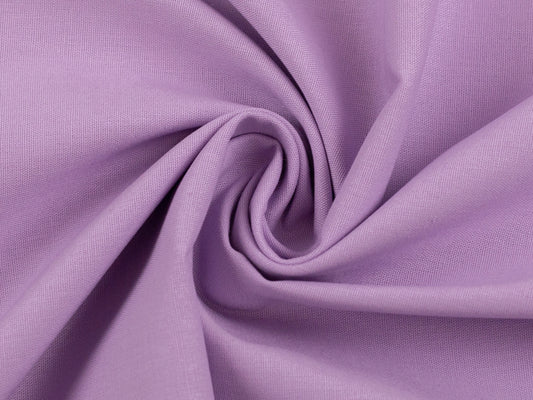 Baumwollstoff Heide Uni Lila 160g/m2
