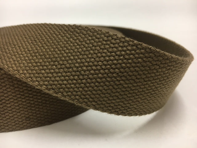 Gurtband Hellbraun Extrastark 25 mm