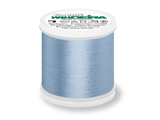 Madeira Rayon Stickgarn Himmelblau