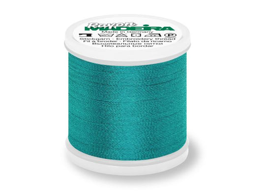 Madeira Rayon Stickgarn Petrol 1091