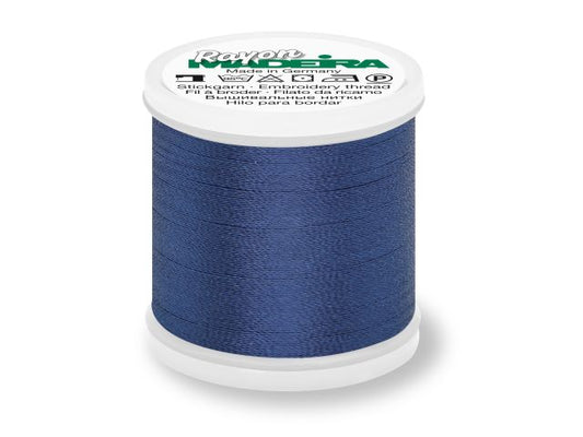 Madeira Rayon Stickgarn Marineblau