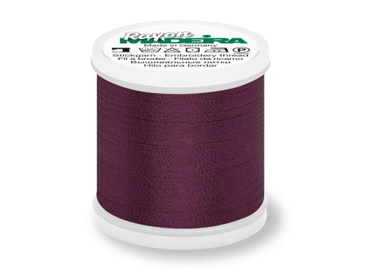 Madeira Rayon Stickgarn Aubergine