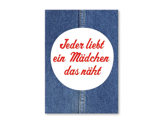 Postkarte Jeder liebt ein Mädchen