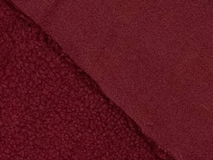 Teddy-Fleece Bordeaux Sheepskin