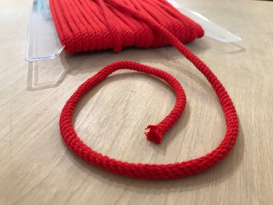 Baumwollkordel Rot 4 mm