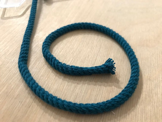 Baumwollkordel Petrol 4 mm