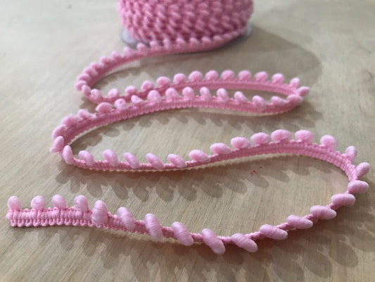 Bommelborte Mini Rosa 5 mm