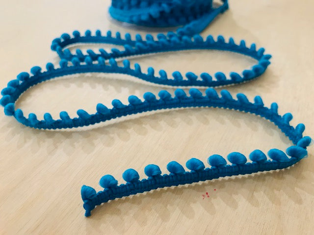 Bommelborte Mini Türkis 5 mm 005