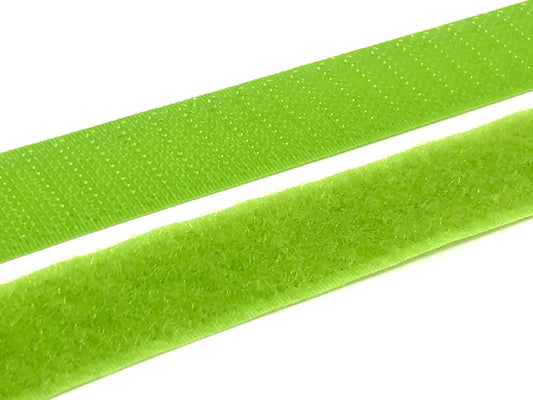 Klettverschluss 20 mm zum Aufnähen Grün