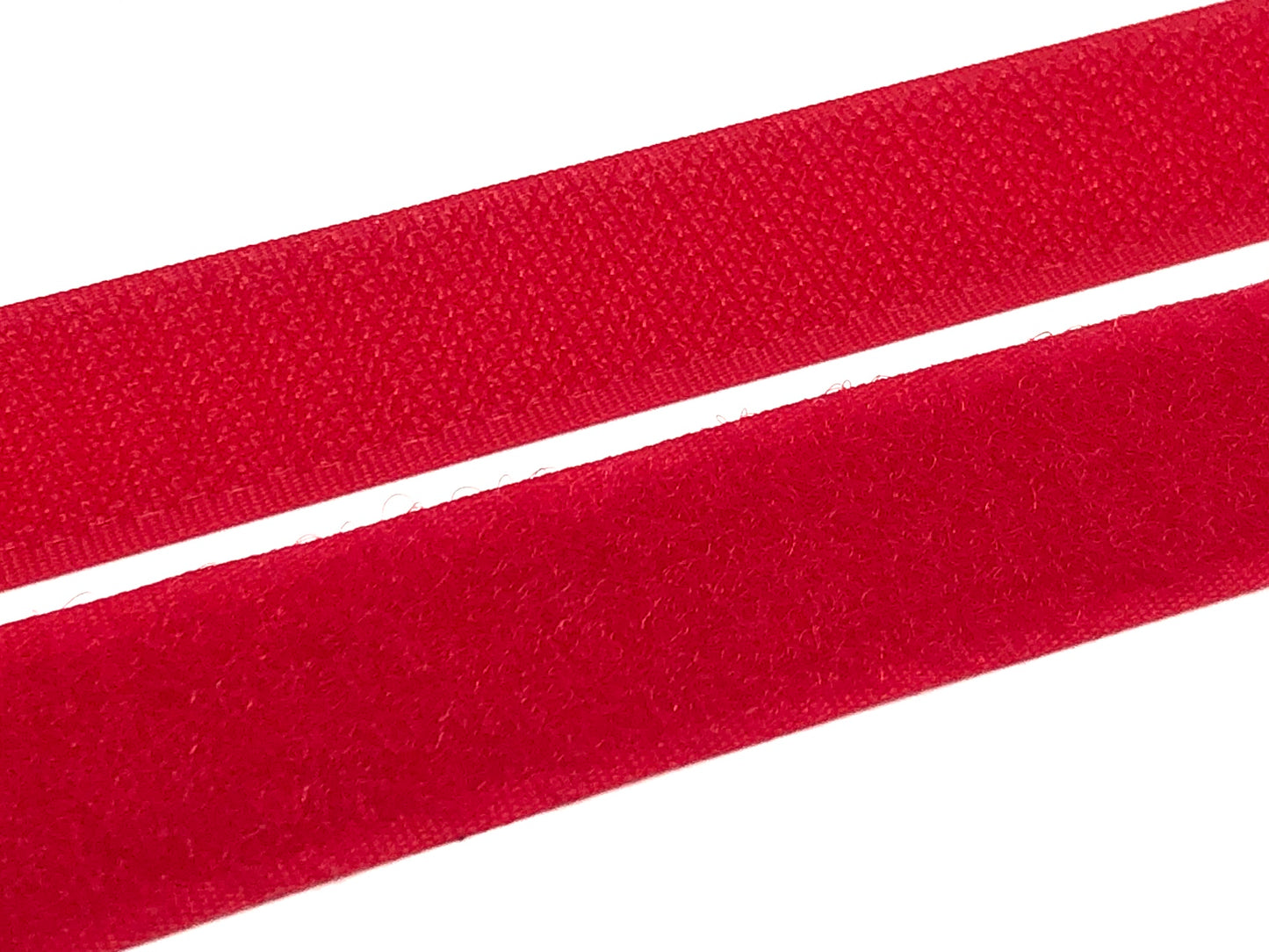 Klettverschluss 20 mm zum Aufnähen Rot