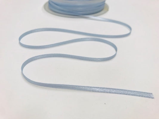 Satinband 3 mm Pastelblau 02