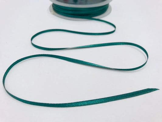 Satinband 3 mm Flaschengrün 067