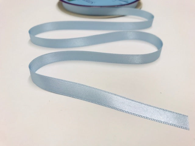 Satinband 10 mm Pastelllblau 02