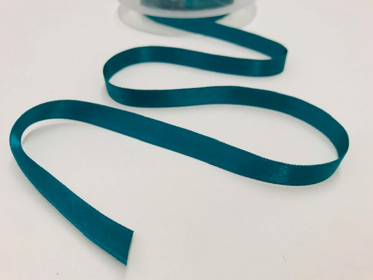 Satinband 10 mm Blaugrün 021