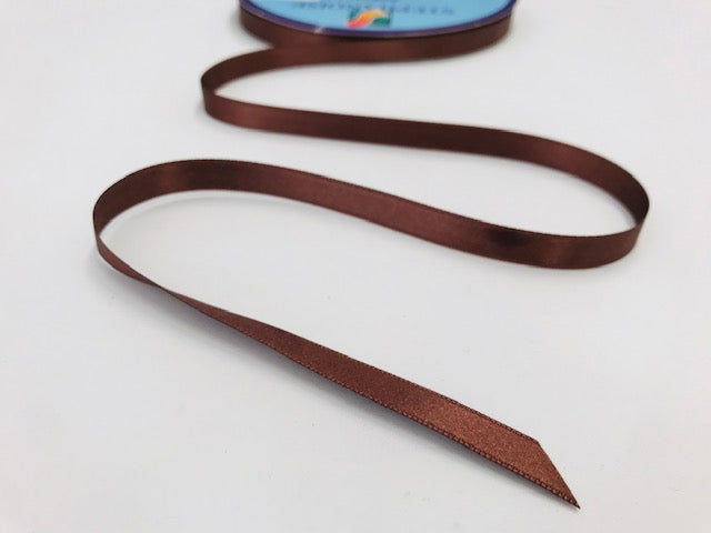 Satinband 10 mm Dunkelbraun 060