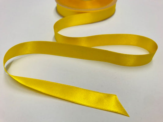 Satinband 15 mm Gelb 081