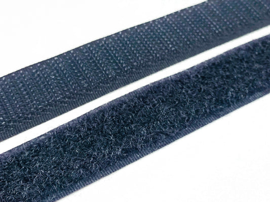 Klettverschluss 20 mm zum Aufnähen Dunkelblau