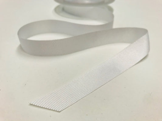 Ripsband 16 mm Weiß 01