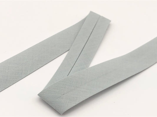 Schrägband 20 mm Lichtgrau 130