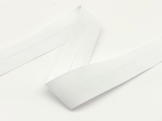 Schrägband 20 mm Weiß 01