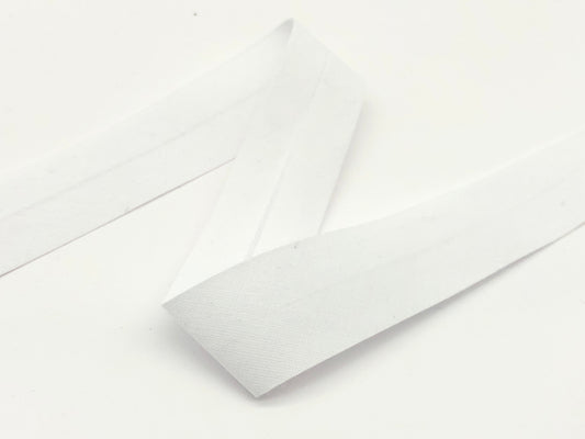 Schrägband 20 mm Weiß 01