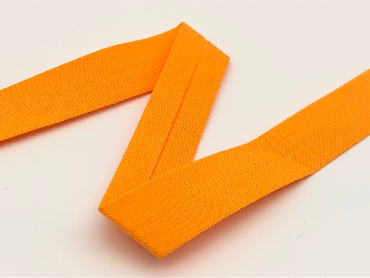 Schrägband 20 mm Hellorange 209