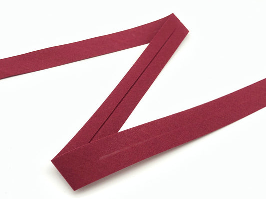 Schrägband 27 mm Bordeaux 072