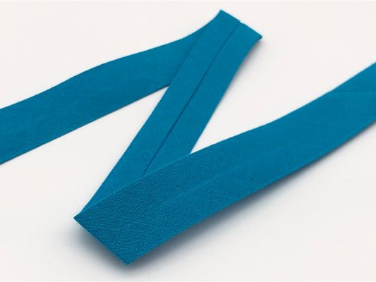 Schrägband 27 mm Türkis Aqua 220