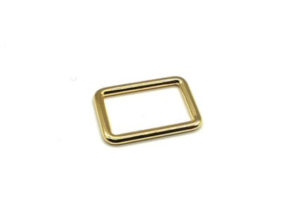 Vierkantring Metall 25 mm Gold