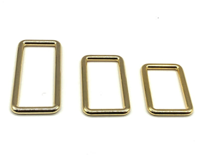 Vierkantring Metall 25 mm Gold