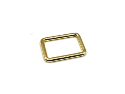 Vierkantring Metall 25 mm Gold