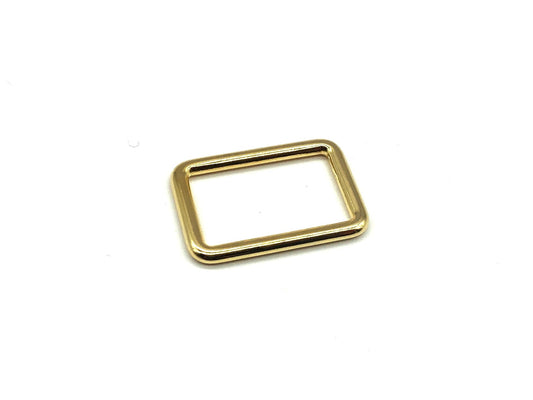 Vierkantring Metall 25 mm Gold