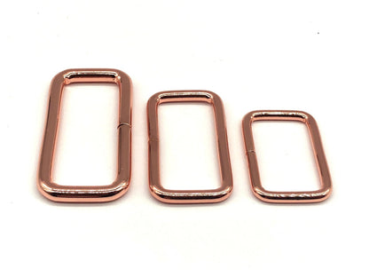Vierkantring Metall 25 mm Rose