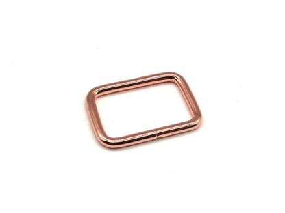 Vierkantring Metall 25 mm Rose