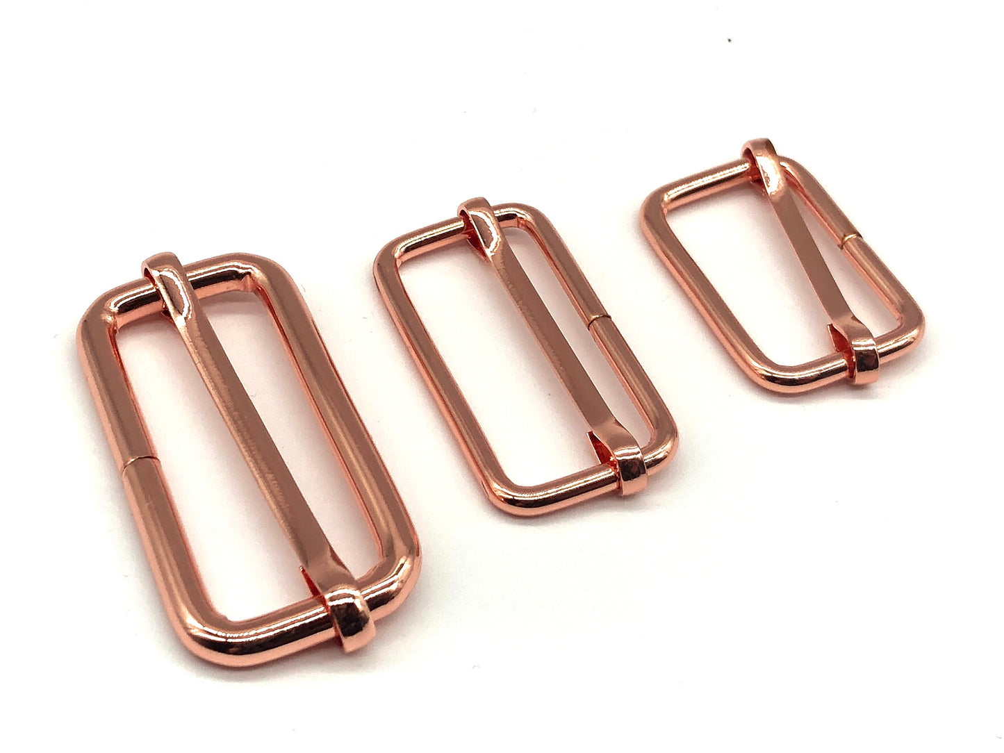 Leiterschnalle Metall 25 mm Rose