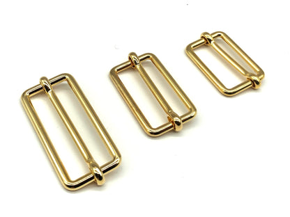 Leiterschnalle Metall 25 mm Gold