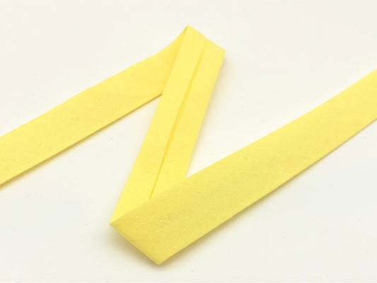 Schrägband 20 mm Pastellgelb 79