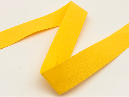 Schrägband 20 mm Gelb 81