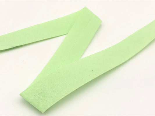 Schrägband 20 mm Pastellgrün 010