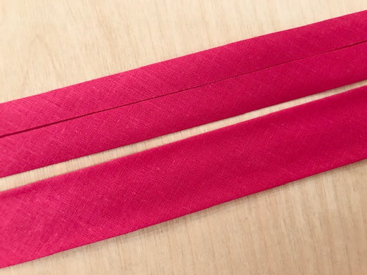 Schrägband 20 mm Kirschrot 178