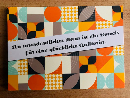 Postkarte Ein unordentliches Haus