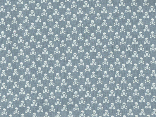 Baumwollstoff Mini Totenköpfe